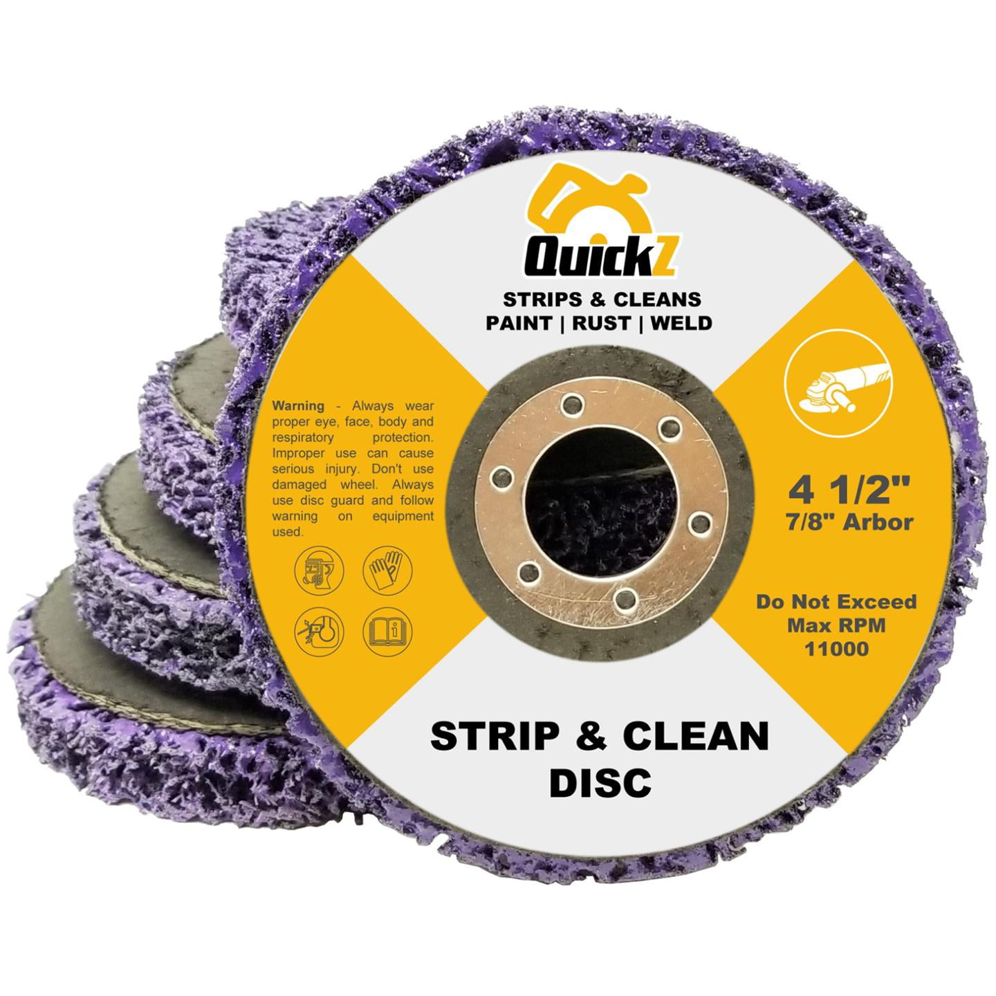 Stripper Discs Purple Rust Welds Quick Change Sanding Disc Keadic 16 Pcs 2 Inches Purple Strip Discs Stripping Wheel Oxidation Paint Remover Wheels for Angle Grinders Clean and Remove Paint