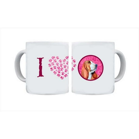 15 oz. Basset Hound Dishwasher Safe Microwavable Ceramic Coffee Mug