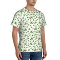 thumbnail image 2 of Bixox Men's St Patrick's Day3 Printed Short Sleeve Skinny Athletic T-Shirt, 2 of 6
