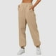 thumbnail image 1 of WILLBEST Pantalones Deportivos Casuales para Mujer, Forrados, de Pierna Ancha y Recta, para Entrenamiento, de Cintura Alta, para Yoga, con Bolsillos para Mayor Comodidad Diaria. Mediana, 1 of 4