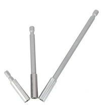 NICERIO 3Pcs Quick Release Magnetic Drill Bit Extension Made of Wear Resistant Carbon Steel