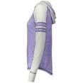 thumbnail image 3 of Holloway Sportswear XS Womens Advocate Hoodie Purple/Silver 229749, 3 of 6