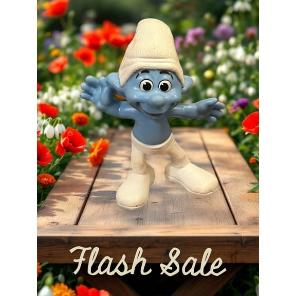 Smurfs Movie 3” Pvc Cake Topper Figure Figurine Rare Gift Collect