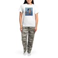 thumbnail image 4 of CafePress - Anime Mermaids Women's Light Pajamas - Women's Short Sleeve Print T-Shirt and Pants Light Cotton Pajama Set, 4 of 7