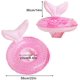 thumbnail image 2 of 2 uds flotador de natación para bebé, anillo de natación inflable para bebé con asiento para bebés/niños pequeños de 6 a 36 meses, anillo de flotador de cintura para niños (rosa), 2 of 5