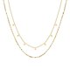 thumbnail image 1 of Guardurnaity Collar geométrico de acero para mujer, cadenas de clavícula, collares de moda, decoración para el cuello, adornos ajustables, Ropa, zapatos y accesorios Miscelánea, 1 of 6