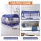 thumbnail image 2 of Mosquitera para Cama con Dosel Alvantor Dream Talla Twin Azul, 2 of 9