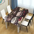 thumbnail image 4 of Yayeee Tablecloths 60" x 90" Rectangle Wrinkle Resistant Party Table Cover, Black Chocolate Cakes, 4 of 8