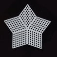 thumbnail image 1 of Coofit 12PCS Needlepoint Canvas Star Shape Plastic Canvas Blank Canvas for DIY Craft, 1 of 6