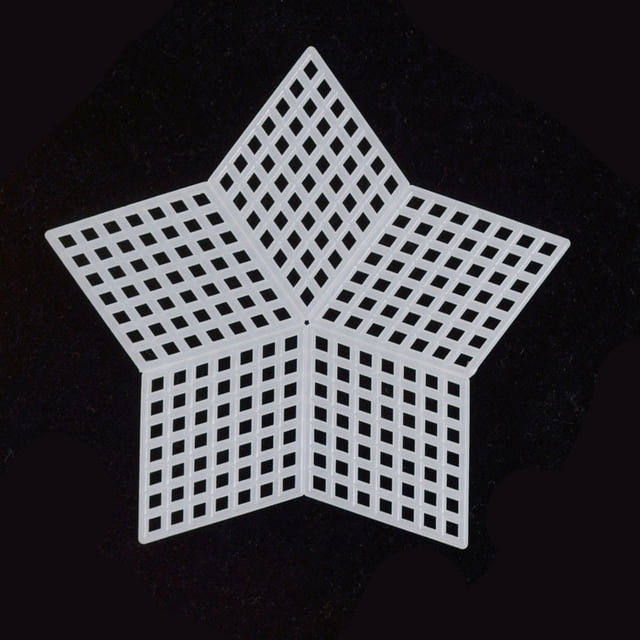 Coofit 12PCS Needlepoint Canvas Star Shape Plastic Canvas Blank Canvas for DIY Craft