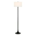 thumbnail image 4 of Evelyn&Zoe Josephine 62" Tall Floor Lamp with Fabric Shade, Brushed Nickel/White, 4 of 5