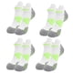 thumbnail image 1 of Calcetines de compresión de tobillo para hombres y mujeres, 4 pares, calcetines de compresión bajos para correr con soporte de tobillo Adepaton BST2002828-2, 1 of 5