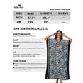 thumbnail image 4 of Edolynsa Swimwear Cover up for Women Loose Kaftan Gown Long Caftan Robe Printed Moomoo Dresses Casual Nightgown, 4 of 10