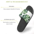 thumbnail image 3 of GZHJMY Stylish Slides for Women Men, Tropical Style Palm Leaves Soft Flexible Slip-on Sandals Slippers, 3 of 7