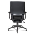 thumbnail image 4 of Alera EB-T Series Synchro Mid-Back Flip-Arm Chair, Supports Up to 275 lb, 17.71" to 21.65" Seat Height, Black, 4 of 6