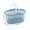 Blue, variant on VQPeo Portable Storage Basket Shower Storage Basket Plastic Basket Shower Basket Plastic Tote with Handle Portable(Blue)