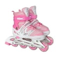 thumbnail image 2 of Patines en línea para niñas y niños Patines suaves para jóvenes que iluminan para cumpleaños Rosa M, 2 of 8