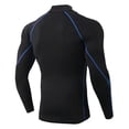 thumbnail image 5 of Zylarhe Men T Shirts Men's Breathable Sports Winter Underwear Base Layer Topstight-fitting Long-sleeved Quick-Drying Fitness Top Button down Dress Long Sleeve, 5 of 5