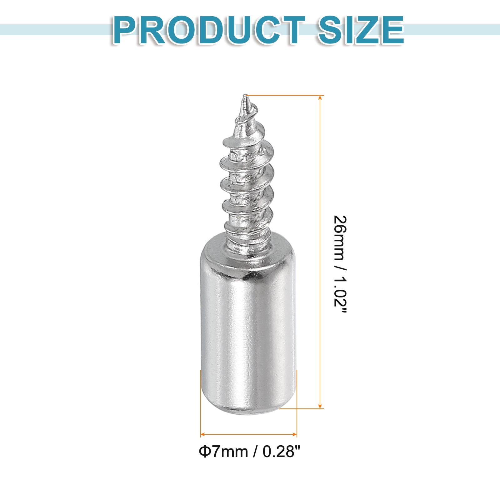 200 Pcs Self-Tapping Screws, Shelf Support Pegs with Non-Slip Sleeve Support Cabinet Shelf Pins Shelf Pegs Self Drilling Screws for Kitchen Cabinets Bookcases Closet, White