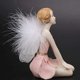 thumbnail image 4 of Flower Fairy Statue Angel Ornaments, Synthetic Resin Fairy Sitting Statue with Wings, Home Desktop Garden Decor, 4 of 5