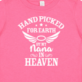 thumbnail image 4 of Inktastic Handpicked for Earth by My Nana in Heaven with Angel Wings Boys or Girls Baby T-Shirt, 4 of 5
