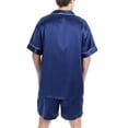 thumbnail image 2 of Men's 100% Silk Short Pajamas Set, 2 of 10