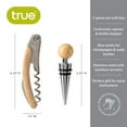 thumbnail image 4 of True Keepsake 2 Piece Bamboo Accessory Set, Wine Opener and Bottle Stopper, 4 of 8
