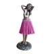 thumbnail image 1 of Figura de resina de muñeca hawaiana para salpicadero de niña bailarina para decoración del hogar y la oficina. rosa roja, 1 of 9