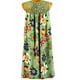 thumbnail image 5 of Vestido HUOGUO para mujer, casual, de encaje, cuello en O, estampado retro, 5 of 5