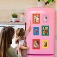 thumbnail image 3 of Birdeem Family Picture Frame,Magnetic Picture Frame Magnetic Display Sticker Children Photo Frame Punchfree Certificate Picture Frame Magnetic Picture Frame 6Pcs Mixed Color Installation, 3 of 9
