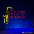 thumbnail image 4 of Glowneon Jazz Blues Neon Sign, Jazz Blues Led Sign, Live Music Neon Sign, Jazz Club Neon Sign, 4 of 5
