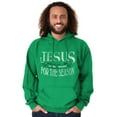thumbnail image 3 of Jesus is Reason for Season Christmas Hoodie Sweatshirt Women Men Brisco Brands S, 3 of 6