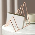 thumbnail image 4 of WEUVEB Soporte Decorativo Multifuncional Para Vinilos Y Libros Color Oro Rosa Ideal Para Oficina, 4 of 6