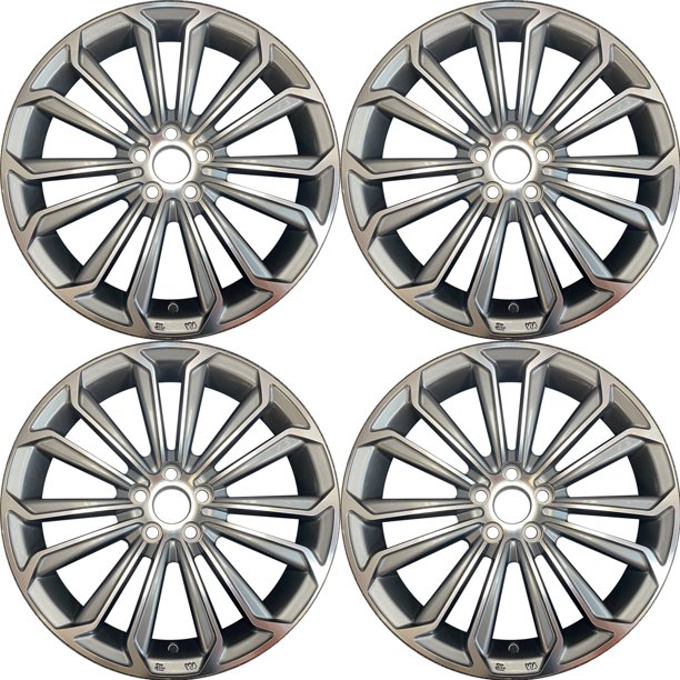 Set Of 4 Brand New 17 17x7 Alloy Wheel For 2014 2015 2016 Toyota Corolla Machined Grey Oem Quality Replacement Rim 75152 75152b Walmart Com
