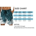 thumbnail image 4 of GENTS BLISS Hawaiian Men Shorts Bathing Mesh Lining Beach Shorts for Men with Pockets Swim Trunks, 4 of 9