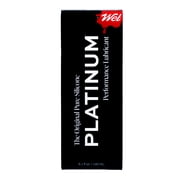 Wet Platinum Silicone-Based Unflavored Personal Lubricant, Ultra Long-Lasting Premium Lube for Men and Women, 6.1 fl oz