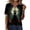 37# Black, variant on Halloween Witch Shirt Women V Neck T Shirt Funny Graphic Tee Tops Multicolor 3XL