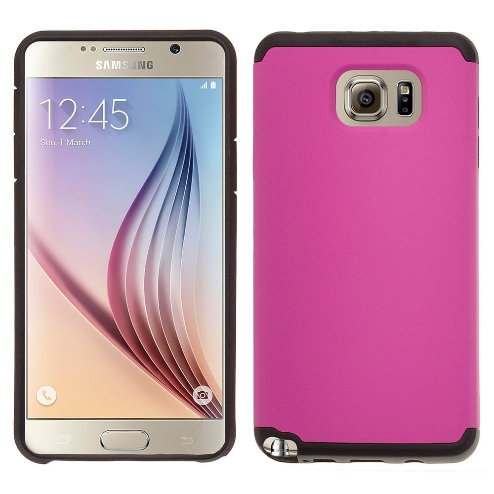 Galaxy Note 5 Case, Slim Hybrid Dual Layer [Shock Resistant] Case Cover