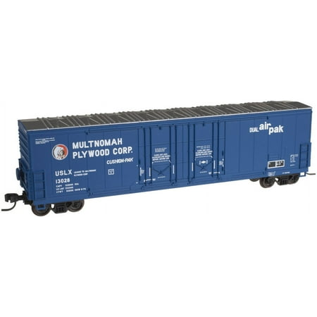 Atlas 50001414 N Multnomah Plywood 53' Evans Double Plug Door Boxcar #13033