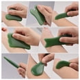 thumbnail image 3 of Graflsoa Single Jade Gua Sha Tool for Face, Neck, and Body Massage - Relaxation Stone in Various Sizes (Model 01), 3 of 6