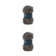 thumbnail image 2 of Inteprter Hilo de punto Pelota de piel Suministros de costura Lana de colores Cachemira Herramienta para coser Bufanda Sombrero multiusos Café 2Conjunto, 2 of 6