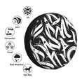 thumbnail image 6 of PUREYAH Abstract Gothic Graffiti Calligraphic Rv Spare Tire Cover, Wheel Covers Protectors Universal Fit for Camping Travel Trailer Truck 16 inch, 6 of 6