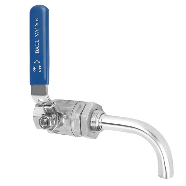 Beer Brew Ball Valve,NPT 1/2in 304 Stainless Ball Valve Fitting Brewer