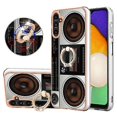 thumbnail image 1 of For Samsung Galaxy A14 5g / 4g Electroplating Dual-side Imd Phone Case With Ring Holder(smile), 1 of 5
