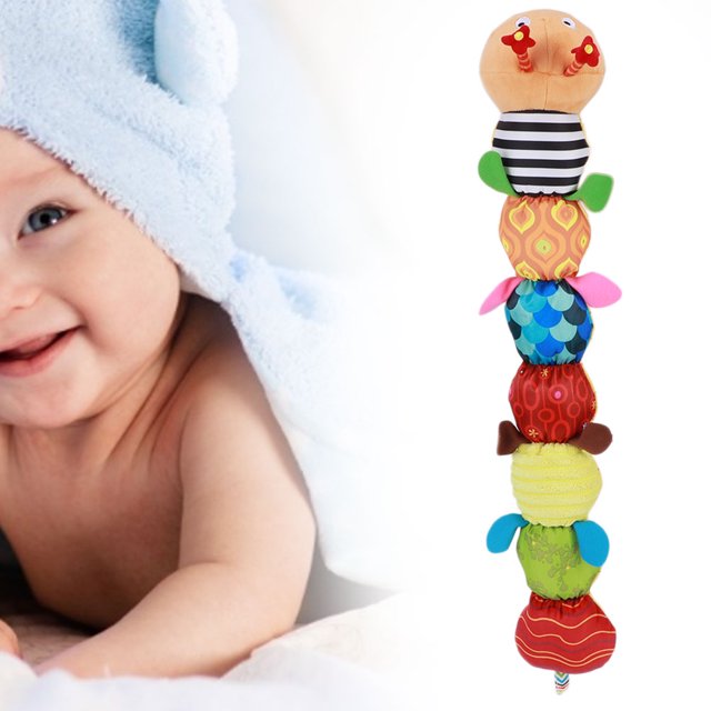 Juguete de peluche juguete de peluche suave de color brillante para el desarrollo intelectual del bebé ANGGREK Otros
