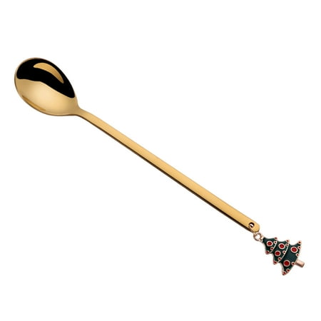

OOKWE Coffee Spoon Mixing Scoops Stirring Spoons Stainless Steel Spoon Christmas Gift