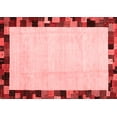 thumbnail image 1 of Ahgly Company Indoor Rectangle Solid Red Modern Area Rugs, 2' x 4', 1 of 4
