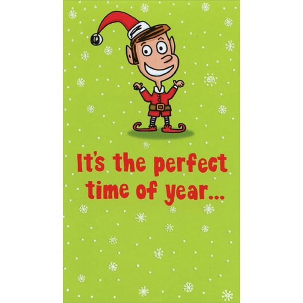 Recycled Paper Greetings Jingle In Pocket Money Gift Card Holder Funny Christmas Card Walmart Com Walmart Com