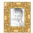 thumbnail image 2 of ArtToFrames 8" x 10" Golden Regent Baroque Picture Frame, 8x10 inch Gold Wood Poster Frame (WOM-5271),  Pack, 2 of 7