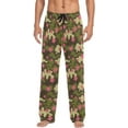 thumbnail image 2 of FREEAMG Trendy Fashion Camouflage Pajama Pants for Men, Men's Separate Bottoms, Pure Cotton Comfortable Lounge Pants?595?, 2 of 7